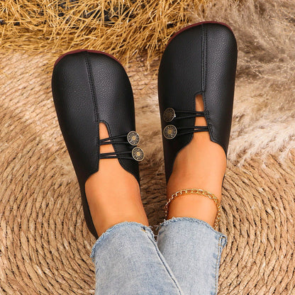 Ballerines Bouton Raffiné – Simplicité et Originalité - Atelier Chaussure