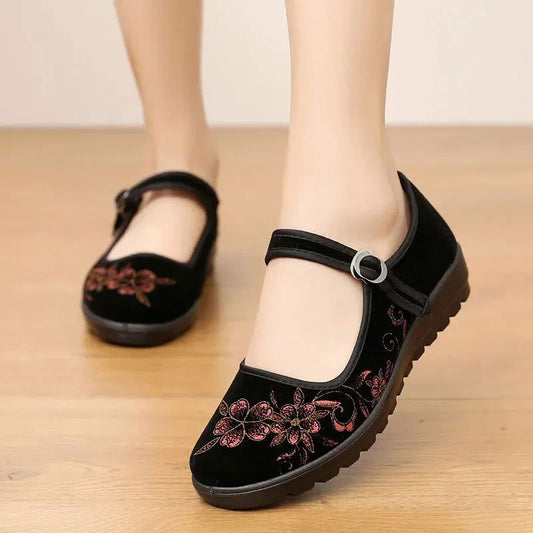 Ballerines Confort et Style Floral - Atelier Chaussure