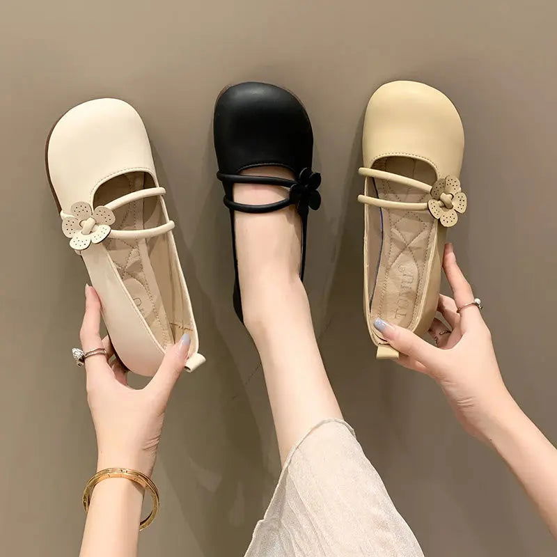 Ballerines Fleur – Douceur et Féminité - Atelier Chaussure