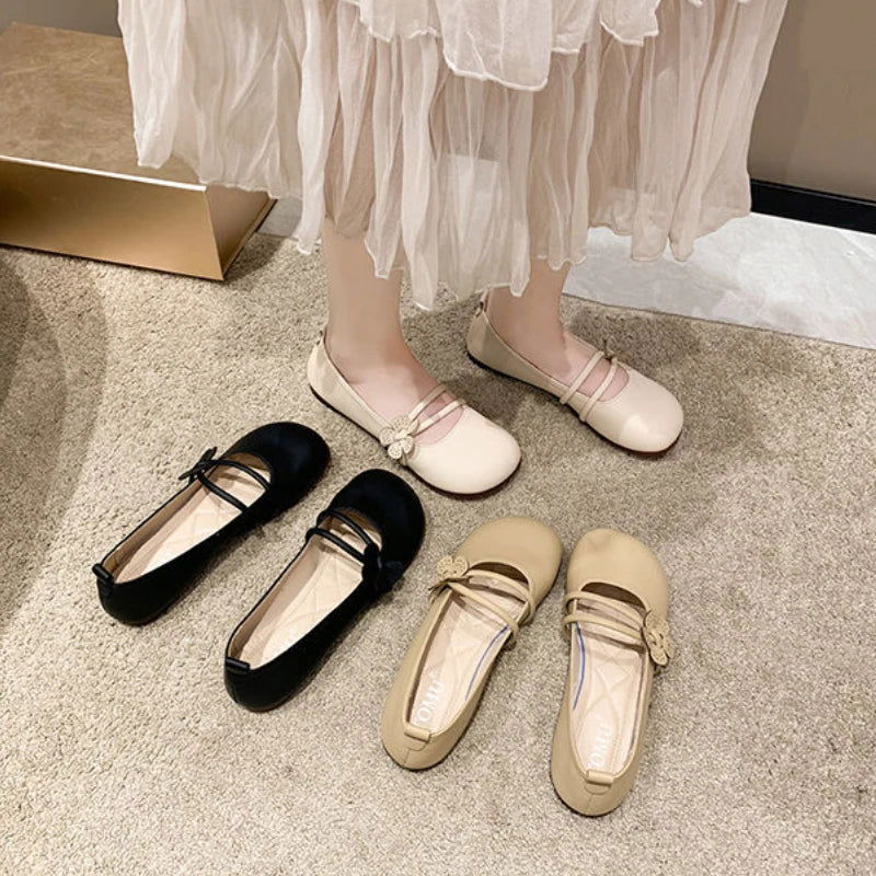 Ballerines Fleur – Douceur et Féminité - Atelier Chaussure