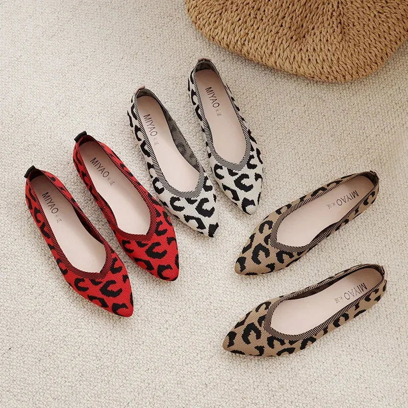 Ballerines Léopard Tendance - Osez l'Originalité - Atelier Chaussure