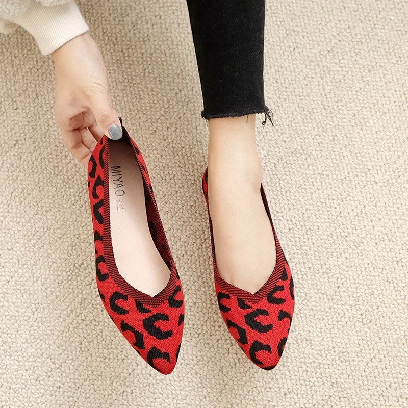 Ballerines Léopard Tendance - Osez l'Originalité - Atelier Chaussure