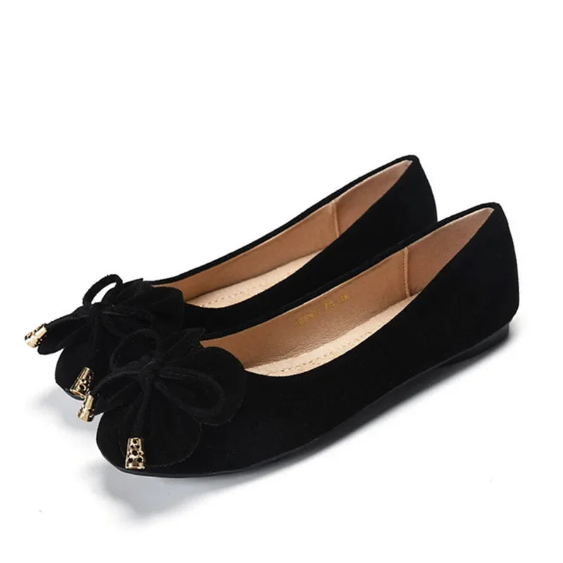 Ballerines Noeud Glamour – Charme et Confort - Atelier Chaussure
