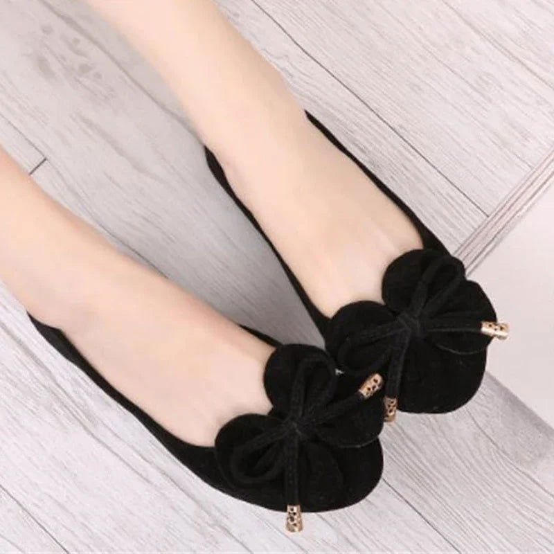 Ballerines Noeud Glamour – Charme et Confort - Atelier Chaussure