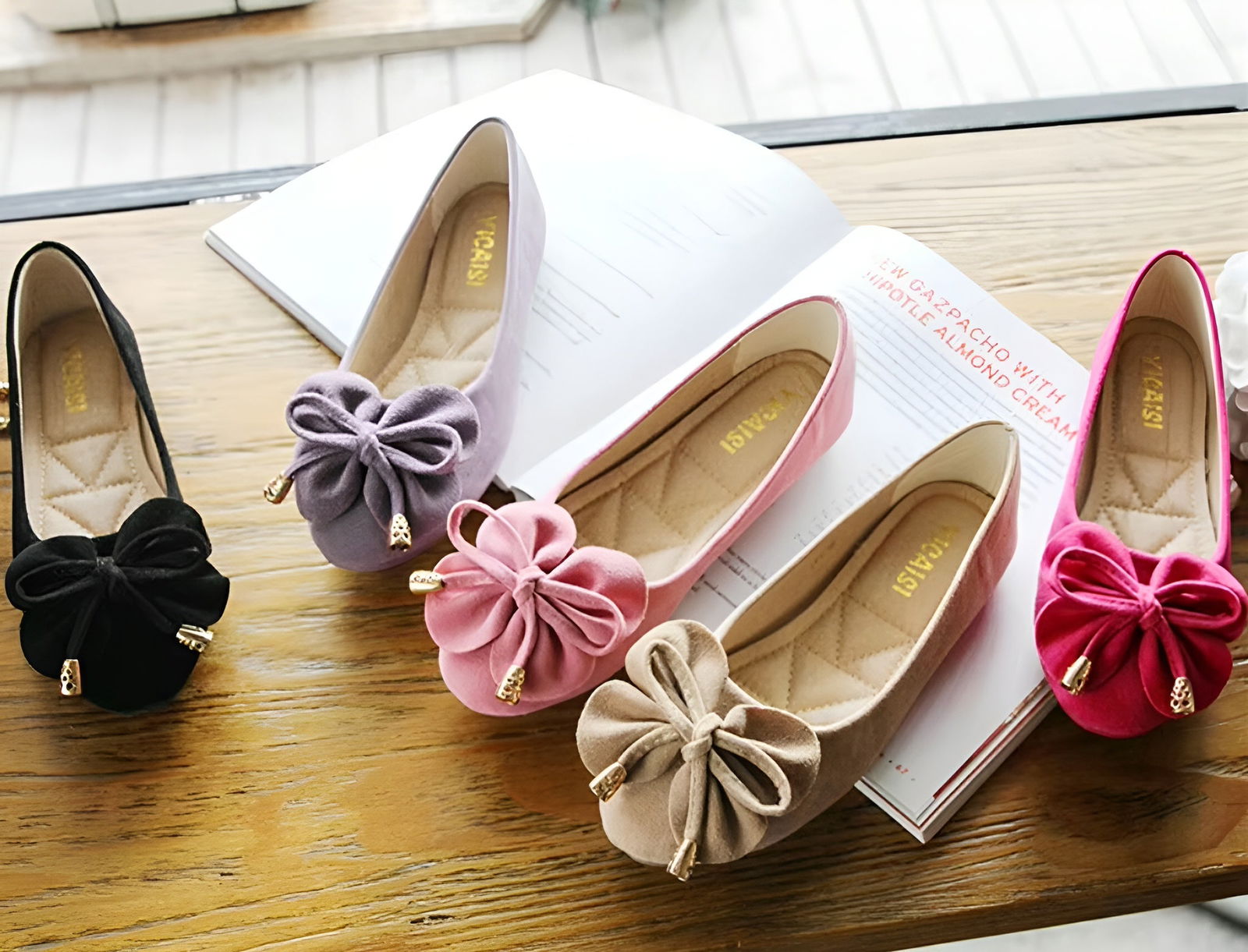 Ballerines Noeud Glamour – Charme et Confort - Atelier Chaussure
