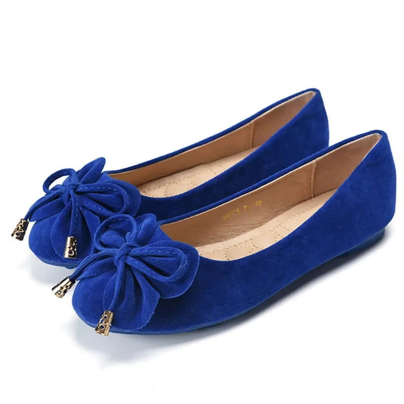 Ballerines Noeud Glamour – Charme et Confort - Atelier Chaussure
