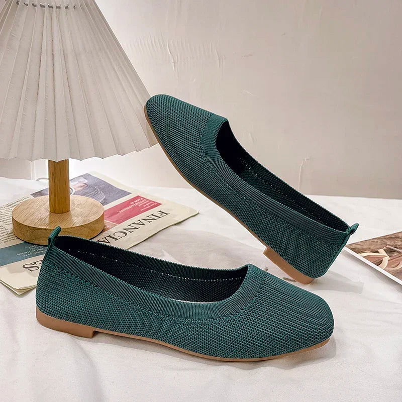 Ballerines Tissées Respirantes – Simplicité et Confort Quotidien - Atelier Chaussure