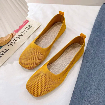 Ballerines Tissées Respirantes – Simplicité et Confort Quotidien - Atelier Chaussure