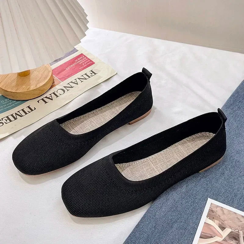 Ballerines Tissées Respirantes – Simplicité et Confort Quotidien - Atelier Chaussure