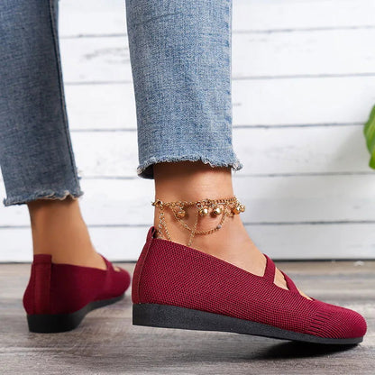 Ballerines Tricotées à Brides – Légèreté et Modernité - Atelier Chaussure