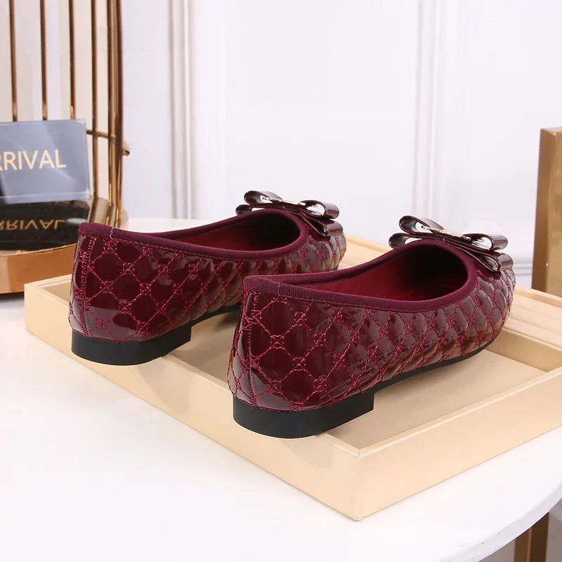 Ballerines Vernis – Confort et Raffinement - Atelier Chaussure