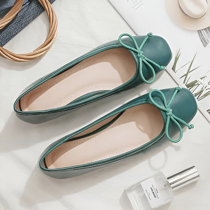 Ballerines à Nœud Fin – Charme Délicat