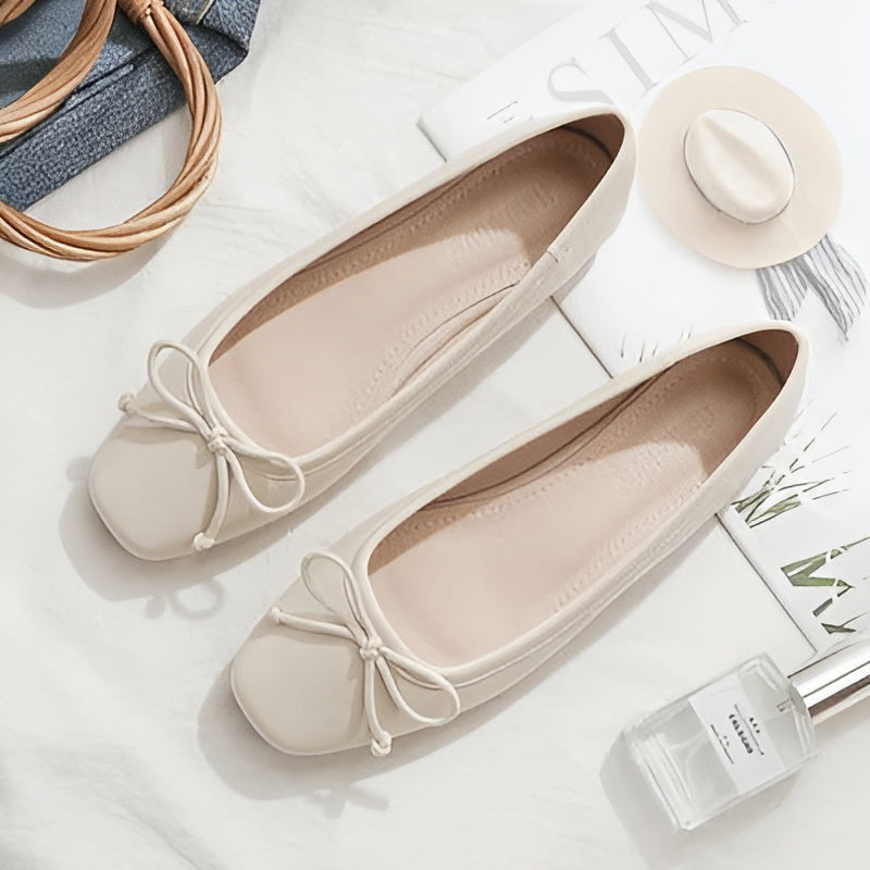 Ballerines à Nœud Fin – Charme Délicat