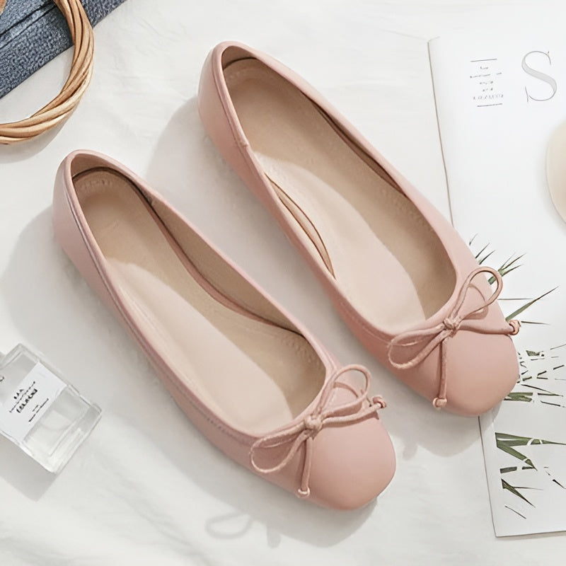 Ballerines à Nœud Fin – Charme Délicat