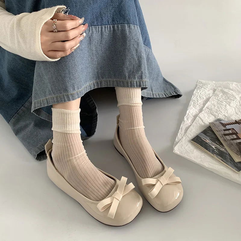 Ballerines à Nœud – Une Touche Féminine et Chic - Atelier Chaussure