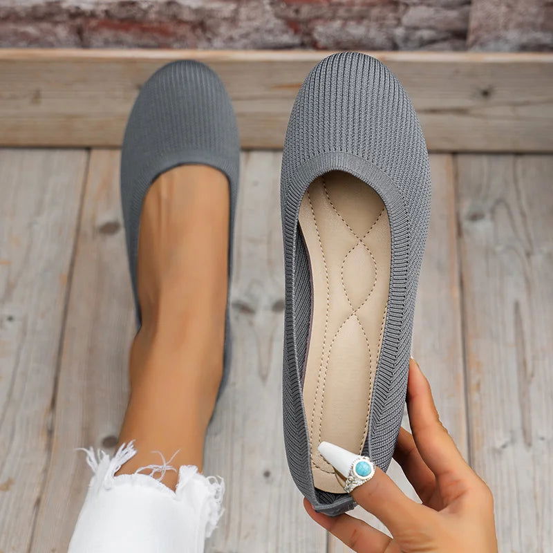 Ballerines en Tissu Respirant – Légèreté et Simplicité - Atelier Chaussure