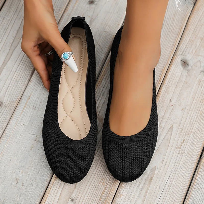 Ballerines en Tissu Respirant – Légèreté et Simplicité - Atelier Chaussure