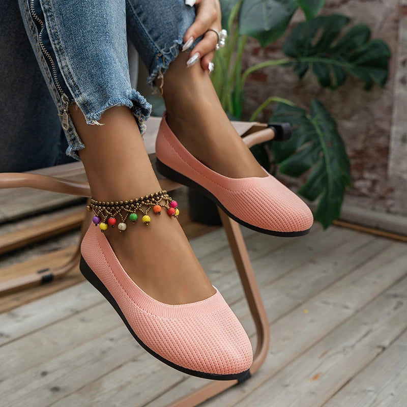 Ballerines en Tissu Respirant – Légèreté et Simplicité - Atelier Chaussure