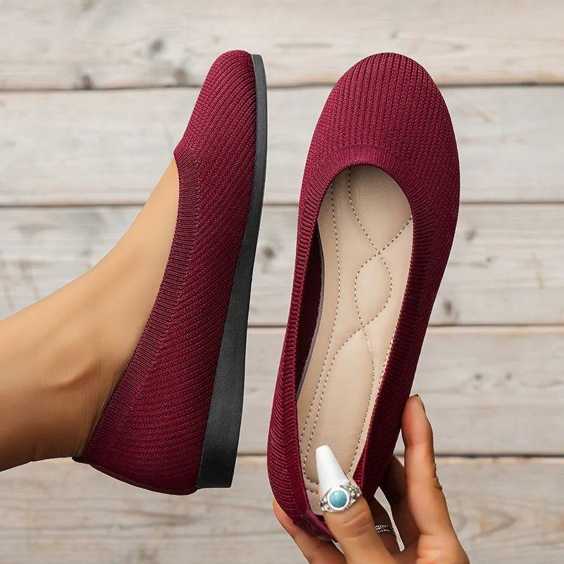 Ballerines en Tissu Respirant – Légèreté et Simplicité - Atelier Chaussure
