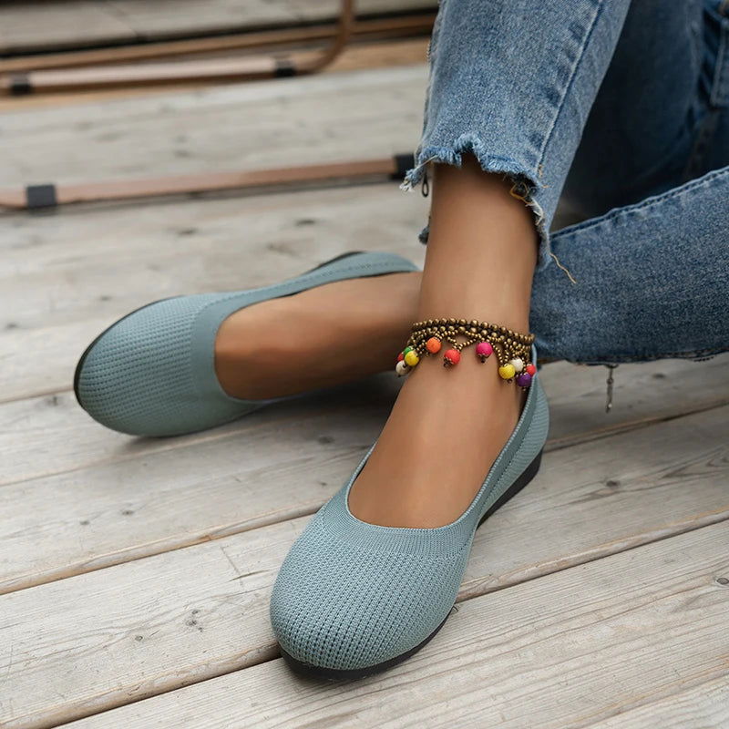 Ballerines en Tissu Respirant – Légèreté et Simplicité - Atelier Chaussure
