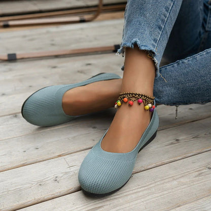 Ballerines en Tissu Respirant – Légèreté et Simplicité - Atelier Chaussure