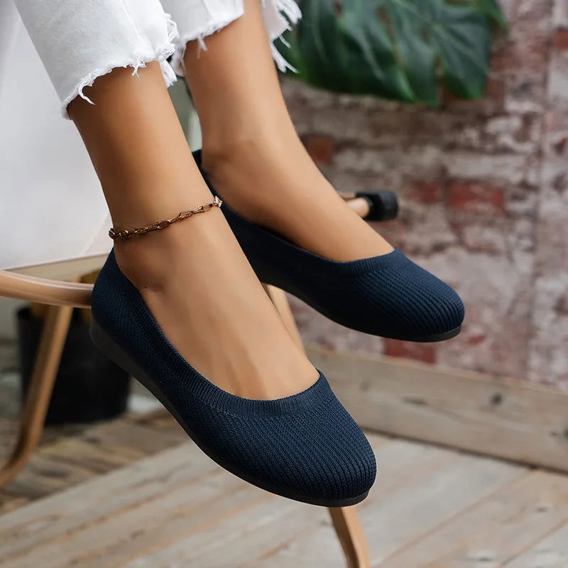 Ballerines en Tissu Respirant – Légèreté et Simplicité - Atelier Chaussure