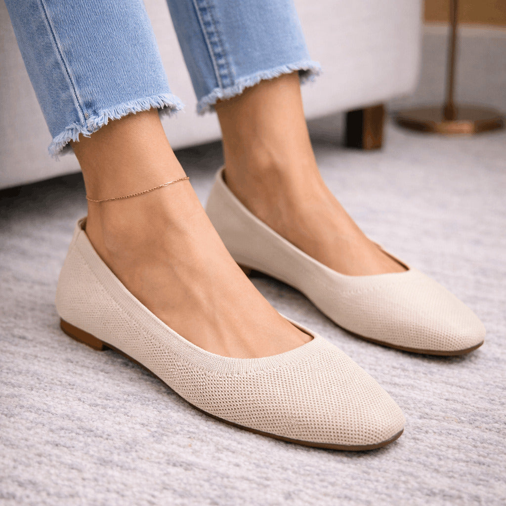 Ballerines Tissées Respirantes – Simplicité et Confort Quotidien