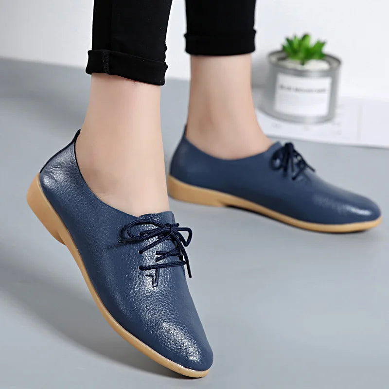 Mocassins Derbies Femme en Cuir - Atelier Chaussure