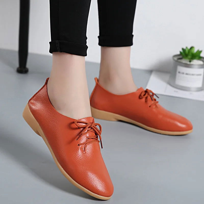 Mocassins Derbies Femme en Cuir - Atelier Chaussure