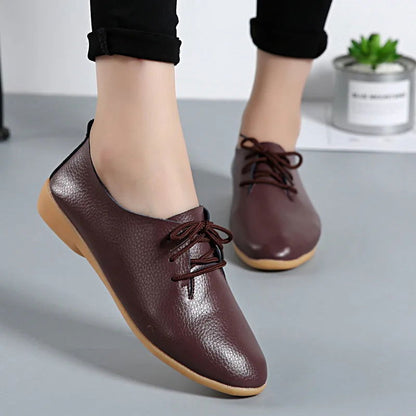 Mocassins Derbies Femme en Cuir - Atelier Chaussure