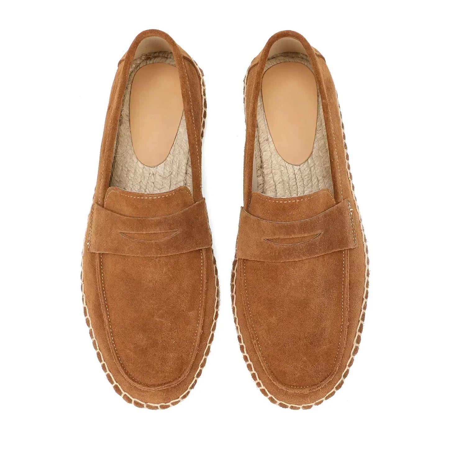 Mocassins Espadrilles en Daim - Confort et Décontractée - Atelier Chaussure