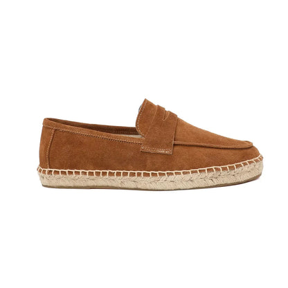 Mocassins Espadrilles en Daim - Confort et Décontractée - Atelier Chaussure