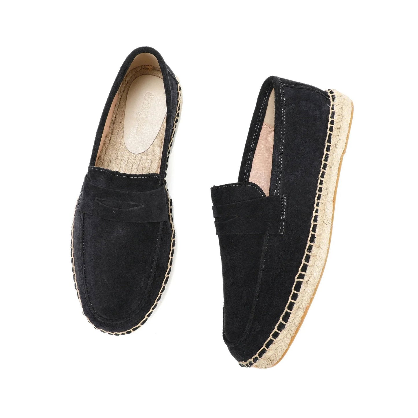 Mocassins Espadrilles en Daim - Confort et Décontractée - Atelier Chaussure