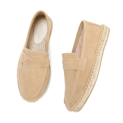 Mocassins Espadrilles en Daim - Confort et Décontractée - Atelier Chaussure