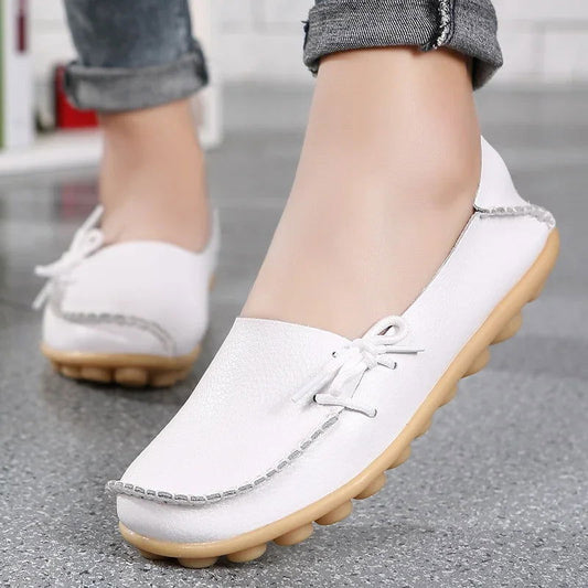Mocassins Femme Chic avec Nœud Décoratif - Atelier Chaussure