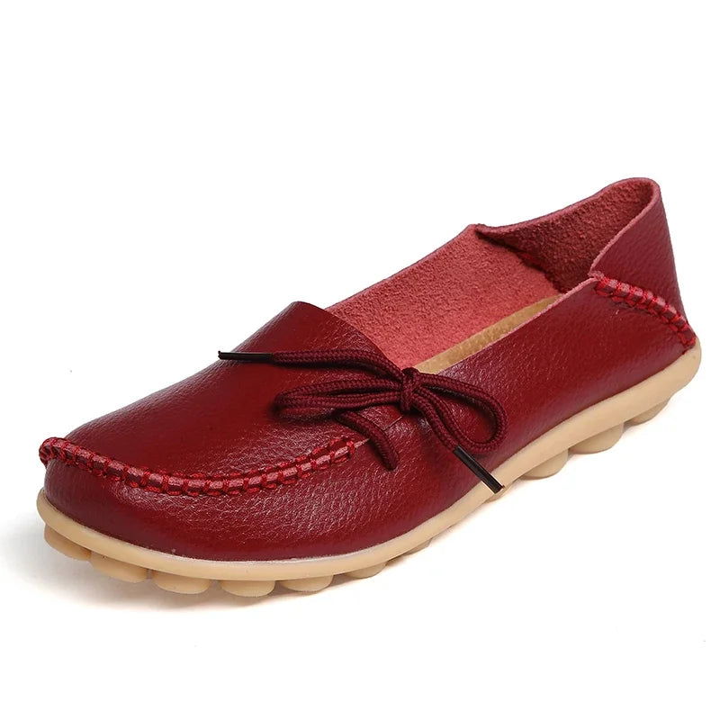 Mocassins Femme Chic avec Nœud Décoratif - Atelier Chaussure