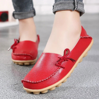 Mocassins Femme Chic avec Nœud Décoratif - Atelier Chaussure