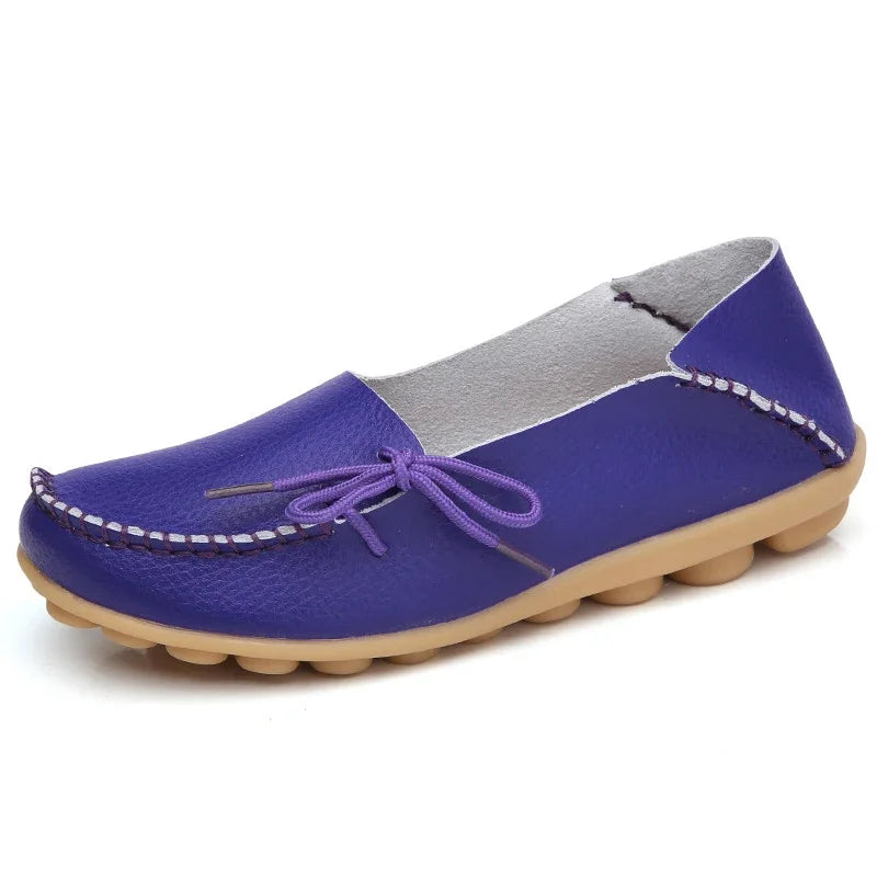 Mocassins Femme Chic avec Nœud Décoratif - Atelier Chaussure