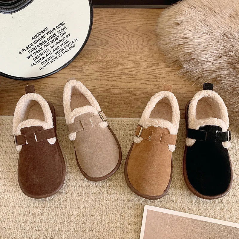 Mocassins Femme Doublés en Fourrure – Chaleur et Confort - Atelier Chaussure