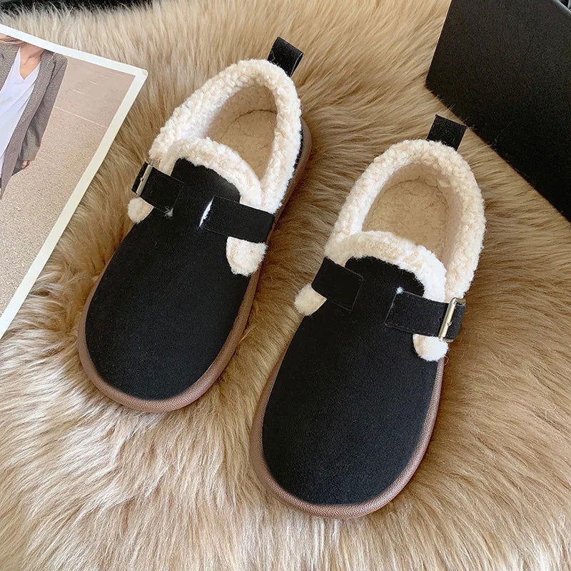 Mocassins Femme Doublés en Fourrure – Chaleur et Confort - Atelier Chaussure