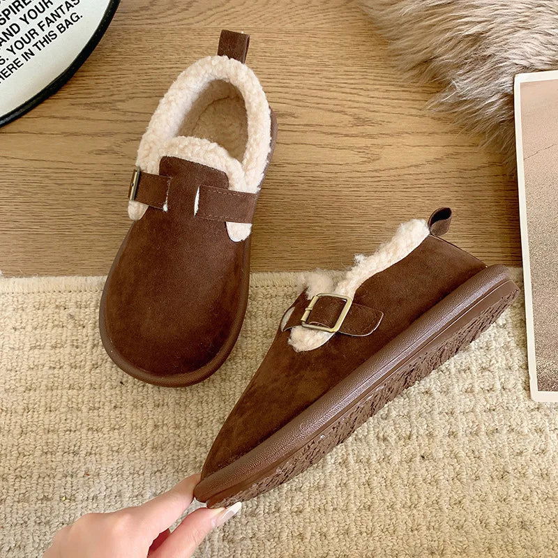 Mocassins Femme Doublés en Fourrure – Chaleur et Confort - Atelier Chaussure