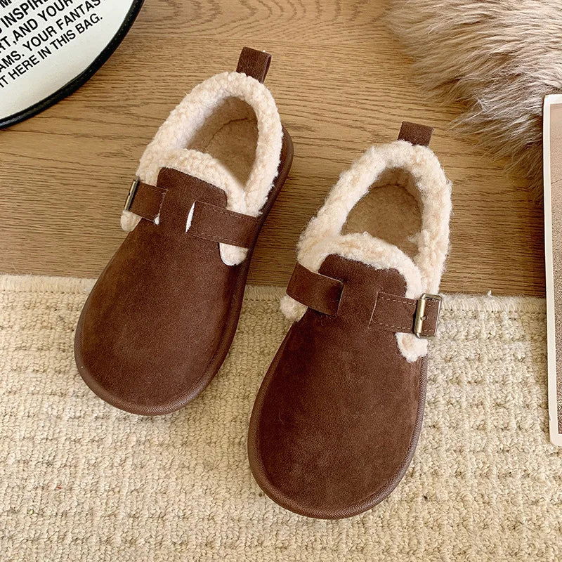 Mocassins Femme Doublés en Fourrure – Chaleur et Confort - Atelier Chaussure