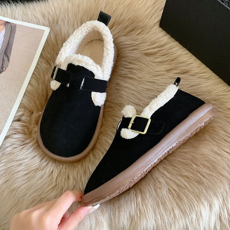 Mocassins Femme Doublés en Fourrure – Chaleur et Confort - Atelier Chaussure