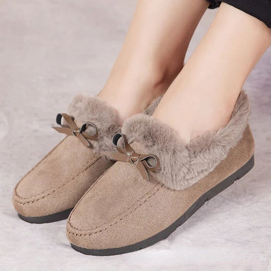 Mocassins Femme Hiver Doublés en Fourrure - Chaleur et Chic - Atelier Chaussure