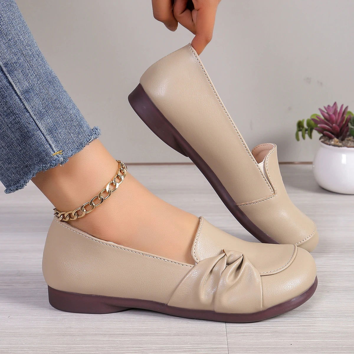 Mocassins Femme – Légère et Pratique - Atelier Chaussure