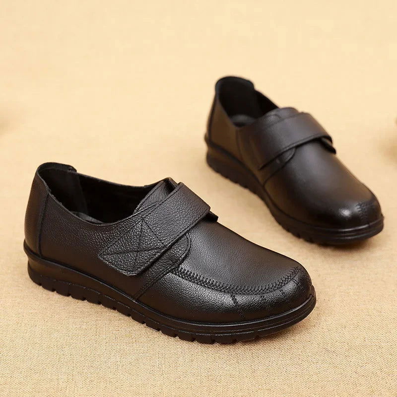 Mocassins Femme Noir à Scratch - Atelier Chaussure
