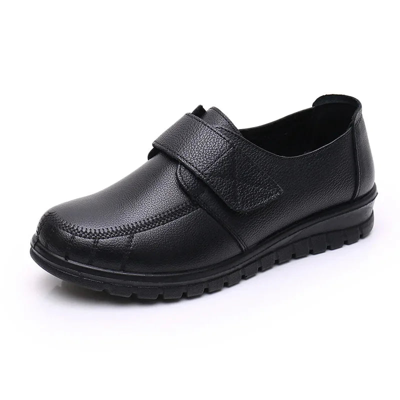 Mocassins Femme Noir à Scratch - Atelier Chaussure