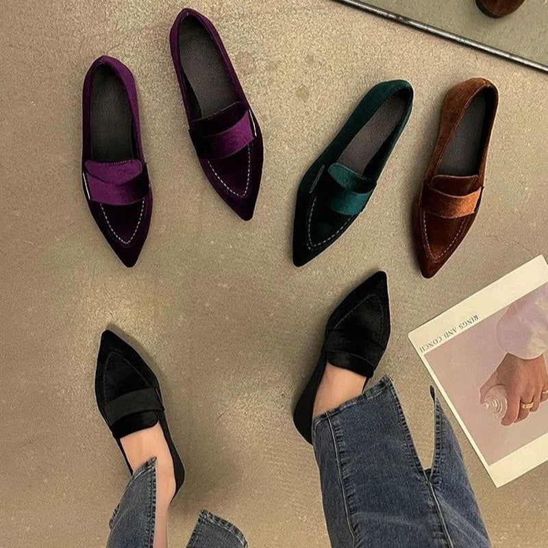 Mocassins Femme Pointus – Raffinement et Modernité - Atelier Chaussure