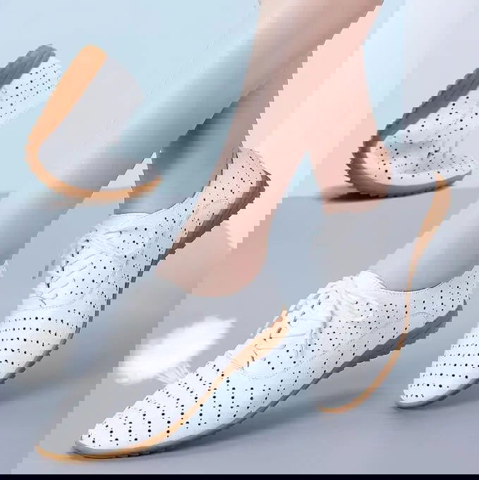 Mocassins Femme Respirants à Lacets - Atelier Chaussure