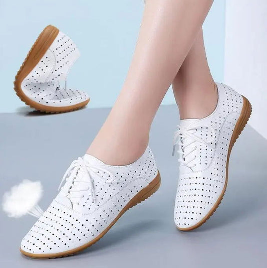 Mocassins Femme Respirants à Lacets - Atelier Chaussure